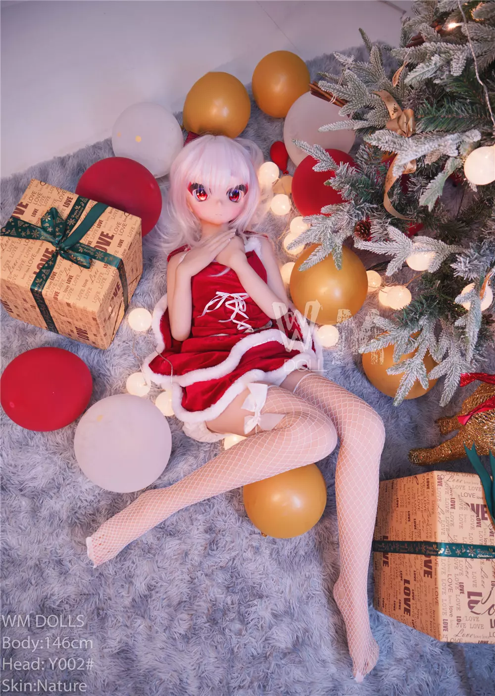 WM S-TPE 146cm Anime TPE Sex Doll with PVC Head #Y002